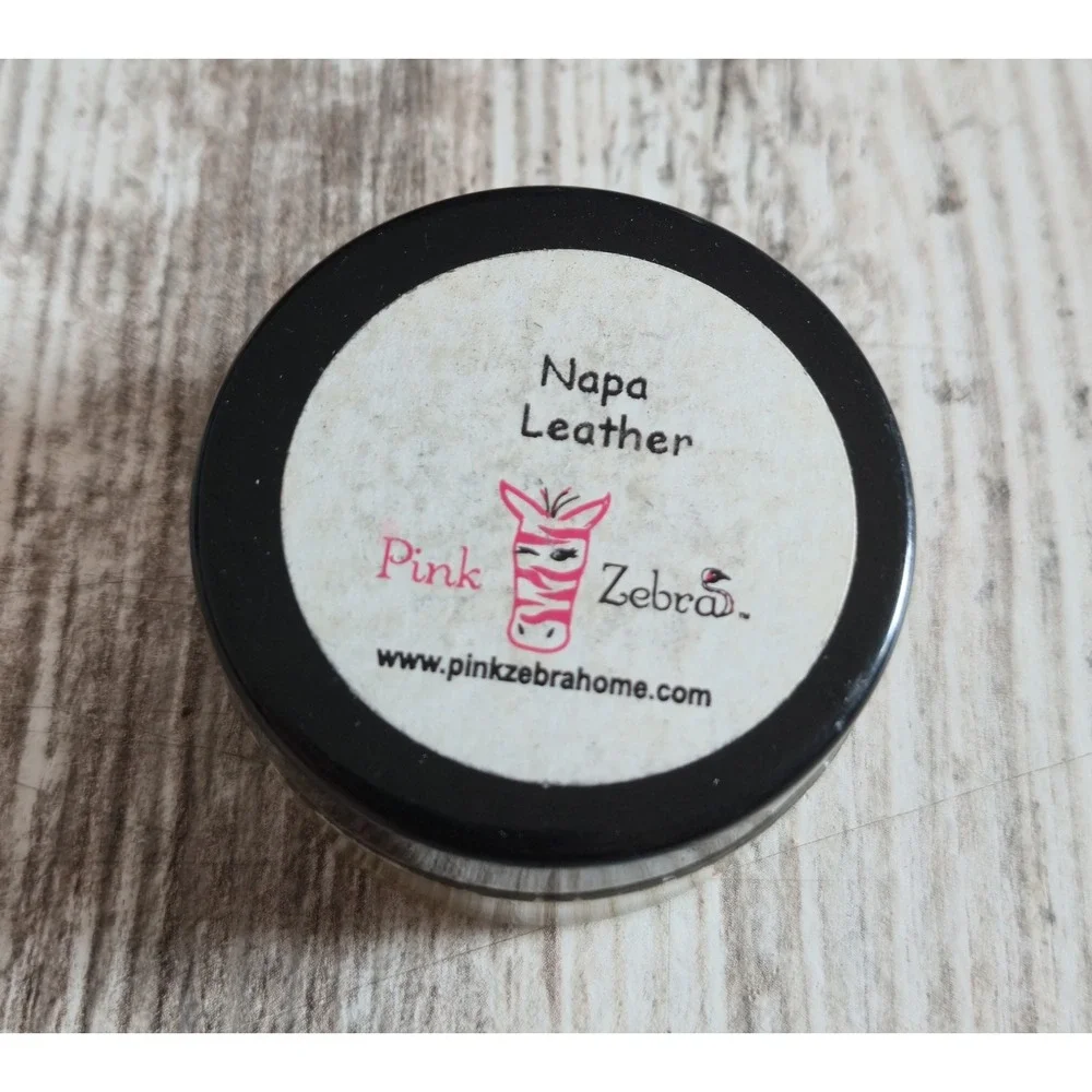 Pink Zebra Napa Leather Sprinkles Wax Melt Sample Jar 1.125 oz Home Fragrance